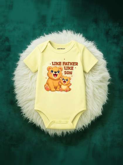 KNITROOT Infants Printed
                    Envelope Neck Bodysuit