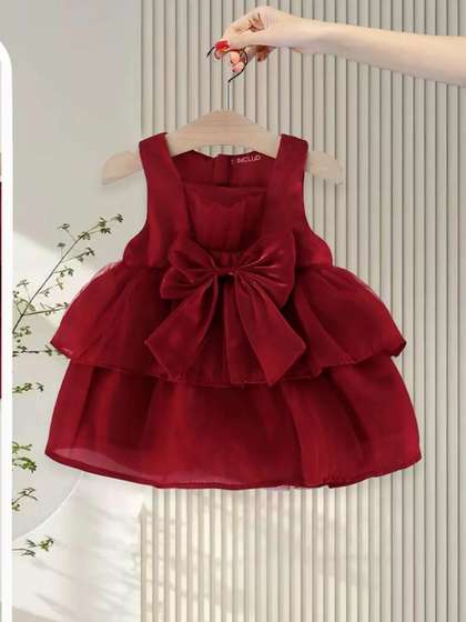 INCLUD Layered Net
                    Sleeveless Dress