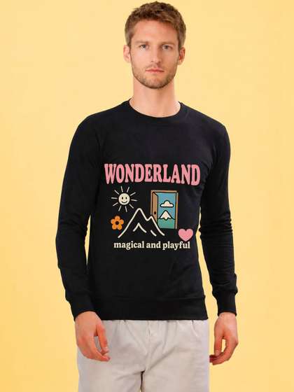 Samyak Wears Men
                          Printed Sweatshirt