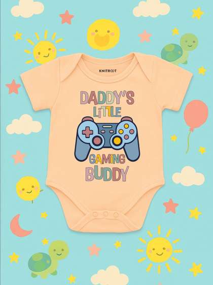 KNITROOT Infants
                      Printed Envelope Neck Bodysuit