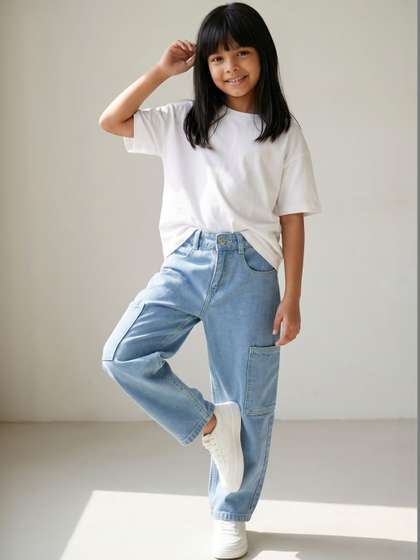 TALES & STORIES
                    Girls Mid-Rise Jeans