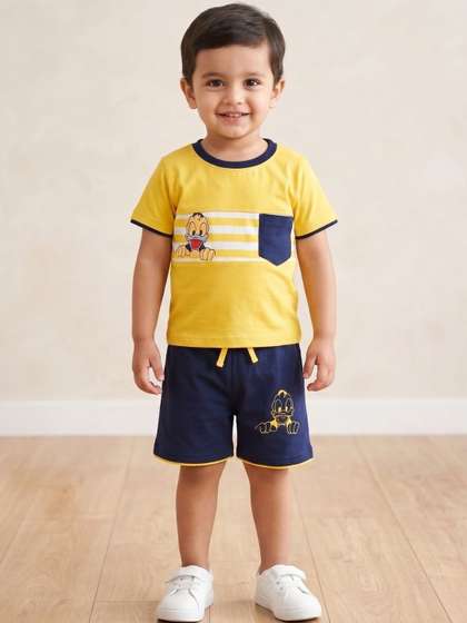 Wonder Klothes
                        Unisex Kids Printed T-shirt with Shorts