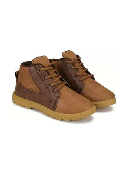 BERSACHE Unisex Kids
                      Colourblocked Sneakers