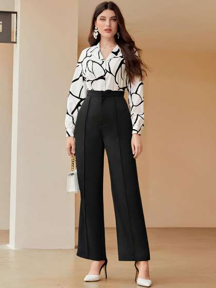 AmorLuxe Printed
                        Basic Jumpsuit