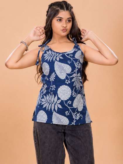 TeenTrums Girls Cotton
                    Tops