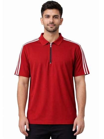 Moda Rapido Men Dri-FIT Polo Collar Slim Fit T-shirt