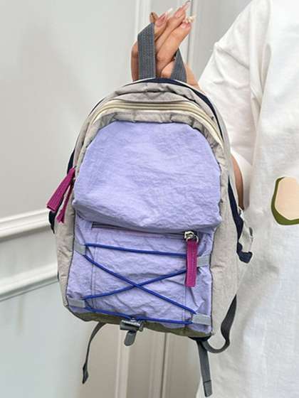 CORSICA Women's
                        Purple Colourblocked Mini Backpack