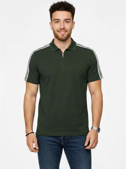 Moda Rapido Men Dri-FIT Polo Collar Slim Fit T-shirt