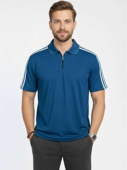 Moda Rapido Men Dri-FIT Polo Collar Slim Fit T-shirt