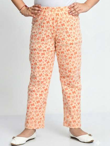 MTI FASHIONS Girls Pack
                    of 3 Regular Fit Graphic Print Track Pants