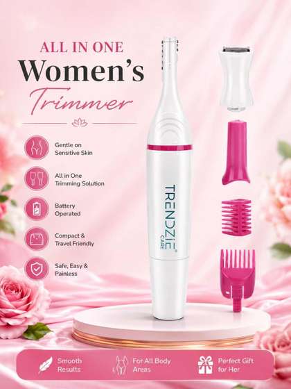 TRENDZIE SKIN CARE
                    Multifunction 5 In 1 Women Hair Removal Electric
                    Shaving Machine