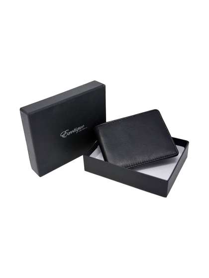 EXOTIQUE Men Leather Two
                    Fold Wallet