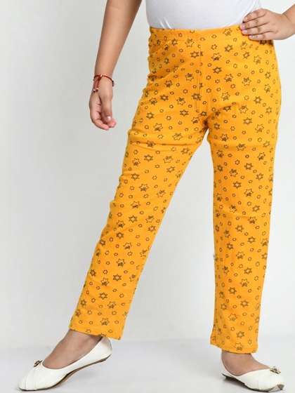 MTI FASHIONS Girls Pack
                    of 3 Regular Fit Graphic Print Track Pants