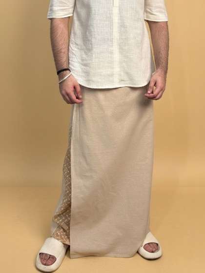 NIRMAL ONLINE Men
                        Cotton Blend Dhoti Pants Dhotis
