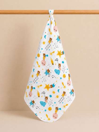 ZIKKU Pure Cotton
                    Printed Swaddle Wraps
