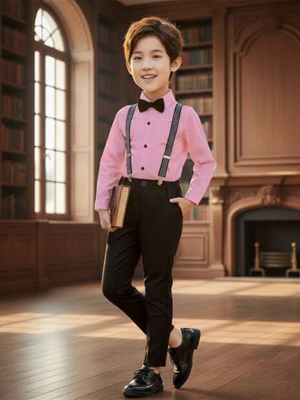 ANJALI IMPEX Boys Shirt
                    With Trousers