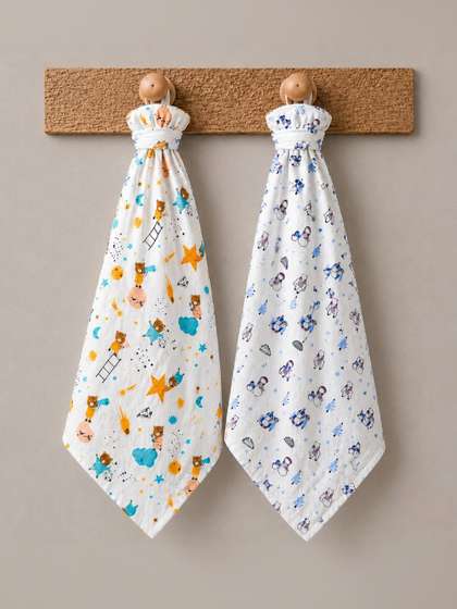 ZIKKU Set Of 2 Printed
                    Swaddle Wraps
