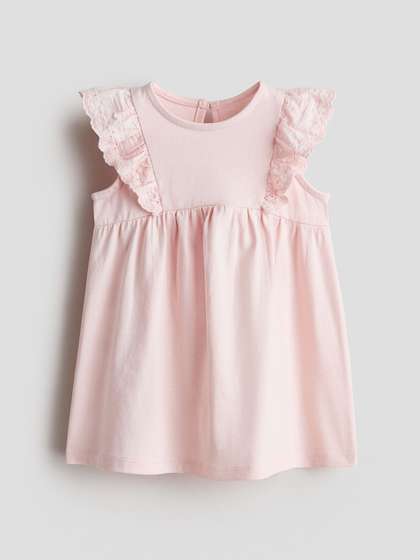 H&M Frill-Trimmed
                    Cotton Dress