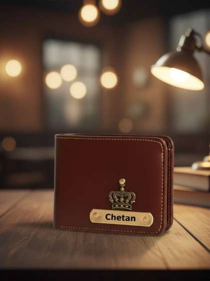 Navya Royal Art Men
                    Embellished Leather Two Fold Wallet