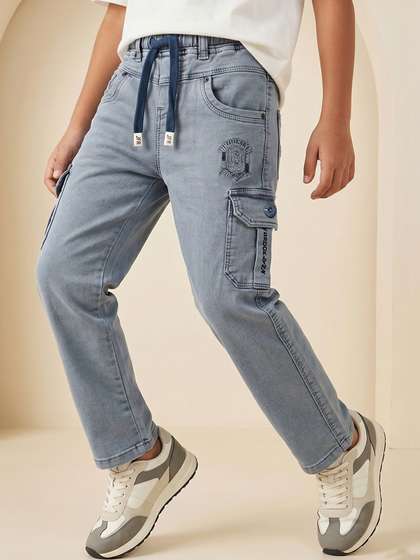 JFR Boys Regular Fit
                    Mid-Rise Light Fade Jeans