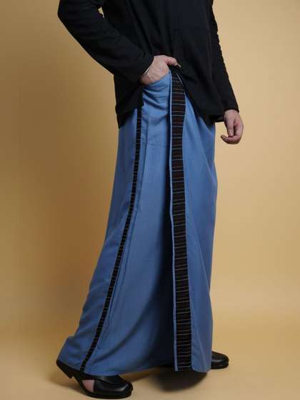 NIRMAL ONLINE Men
                        Striped Dhoti Pants Dhotis
