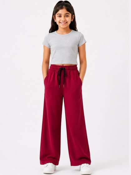 CHILINS Girls Relaxed
                    Fit Track Pants