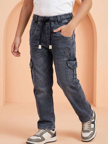 JFR Boys Regular Fit
                    Mid-Rise Light Fade Jeans
