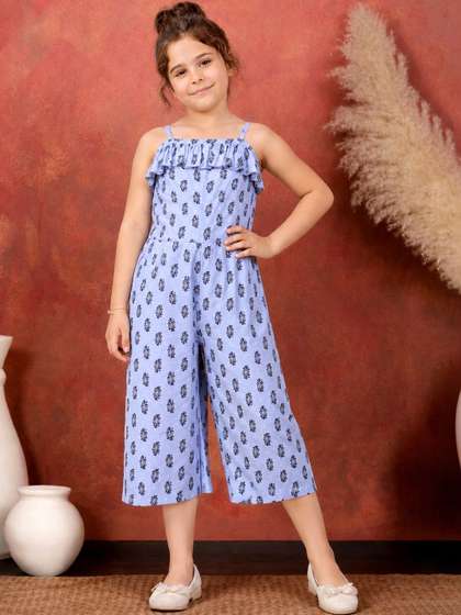 FASHION DREAM Girls
                    Printed Culotte Jumpsuit