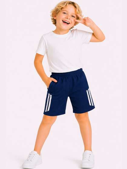 DYCA Boys Mid-Rise
                    Regular Fit Cotton Shorts