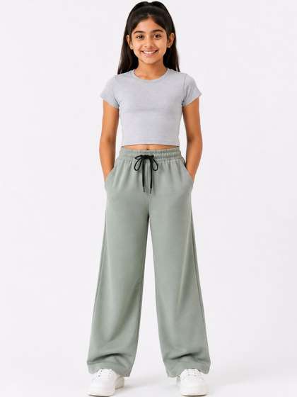 CHILINS Girls Relaxed
                    Fit Track Pants
