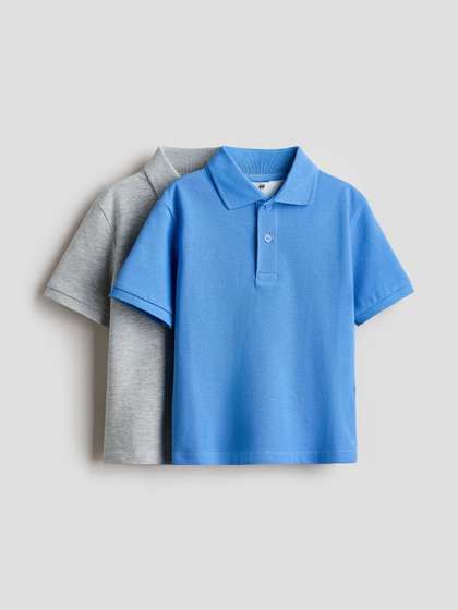 H&M 2-pack Cotton
                      Piqu Polo Shirts