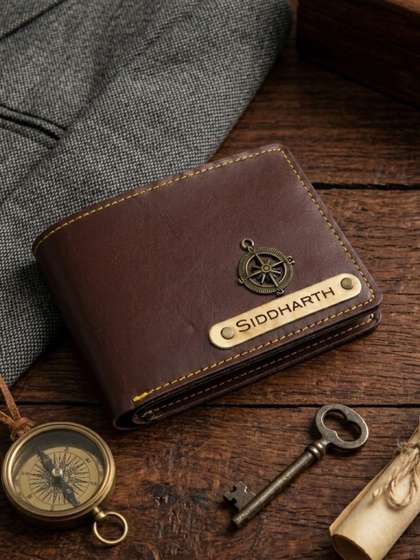 Navya Royal Art Men
                      Embellished Leather Two Fold Wallet