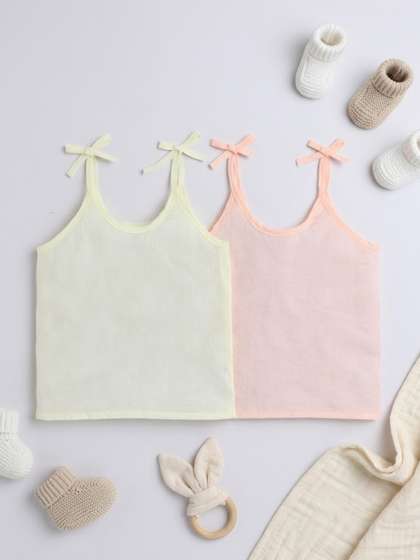 Little Angels Pack of 2
                    Newborn Baby Mulmul Jhabla - Soft Breathable
                    Innerwear Vest