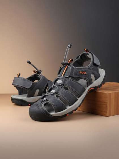FUEL Men Textured
                      Velcro Fisherman Sandals