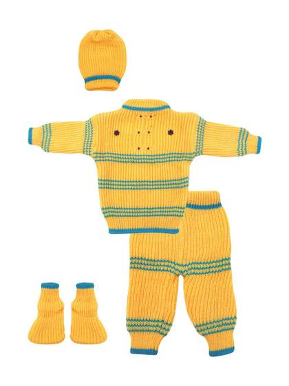 The Creators Unisex Kids
                    Striped Woollen Pullover