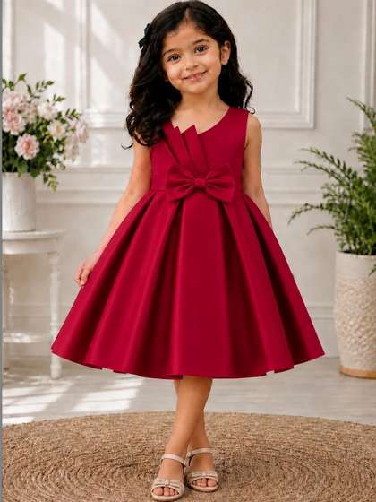 Tejam Satin Fit &
                    Flare Dress