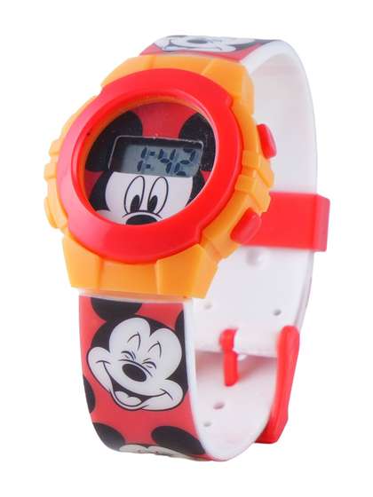 Disney Unisex Kids
                    Printed Dial & Straps Digital Watch TKW0009
