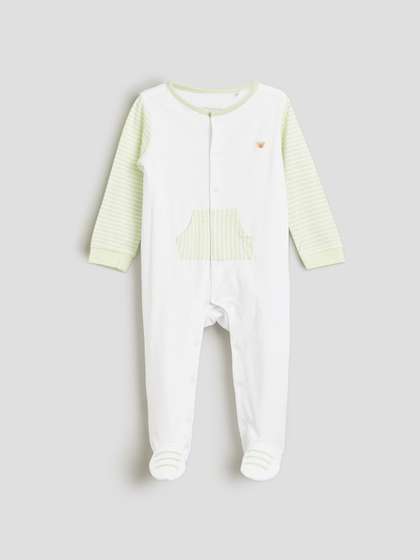 Juniors by Babyshop Boys
                    Striped Sleepsuit
