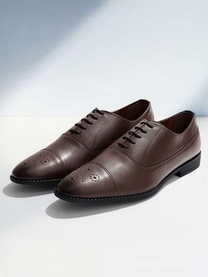 LOUIS STITCH Men
                          Brunette Brown Formal Lace Up Derby Shoes