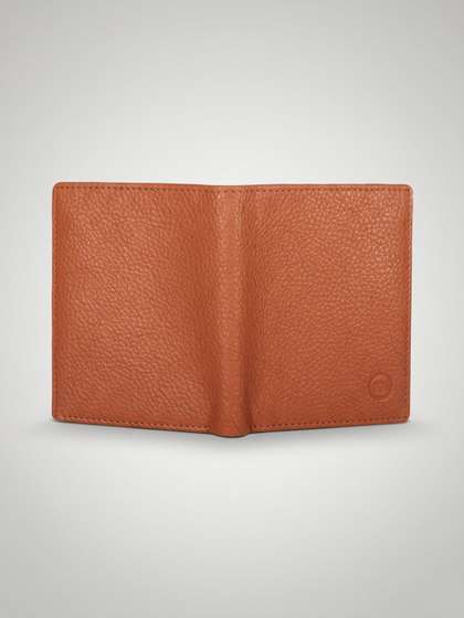 MARSTEN Men Textured
                    Leather Two Fold Wallet