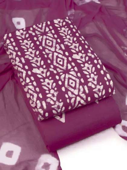 FashionsEye Printed
                        Pure Cotton Unstitched Dress Material