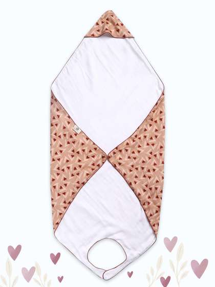 cocoon care Infants
                    Bamboo Muslin 3-in-1 Baby Hooded Towel