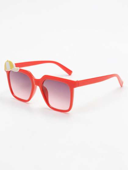 Stoln Unisex Kids Red
                    Lens & Red Square Sunglasses