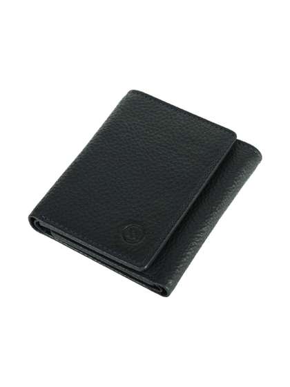 MARSTEN Men Textured
                    Leather Three Fold Wallet
