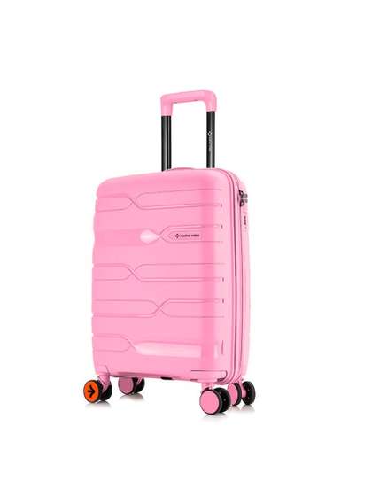 Nasher Miles Paris
                          Polypropylene Cabin Pink Trolley Bag - 20 Inch
                          (55 cm)