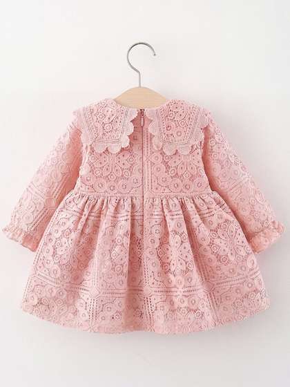 INCLUD Peter Pan Collar
                    Lace Dress