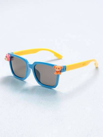 Stoln Unisex Kids Black
                    Lens & Blue Square Sunglasses with UV Protected
                    Lens