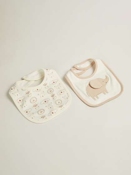 Juniors by Babyshop
                      Boys Pack Of 2 Assorted Bibs