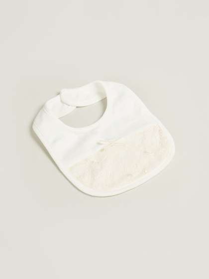 Giggles by Babyshop Lace
                    Detail Cotton Bib