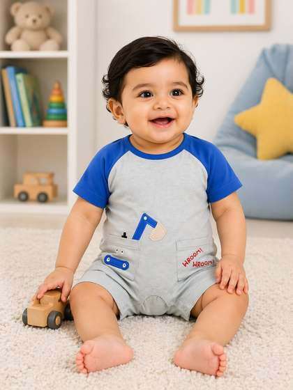 Bodycare Kids Infants
                    Boys Durable Cotton Romper